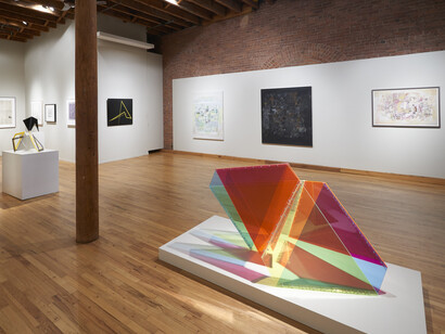 Installation view of Abstracting Gender. Seven Latin American Women Artists at Cecilia de Torres, Ltd., New York. Photos by Arturo Sanchez.