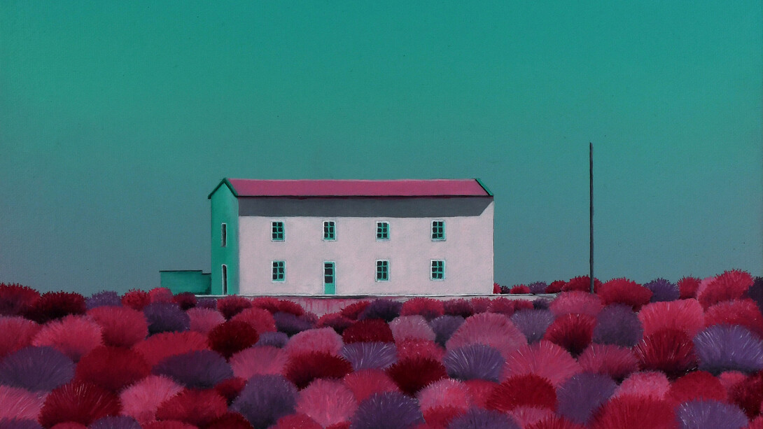 Pascale Ungerer, Lone house (detail). Courtesy of So Fine Art Editions