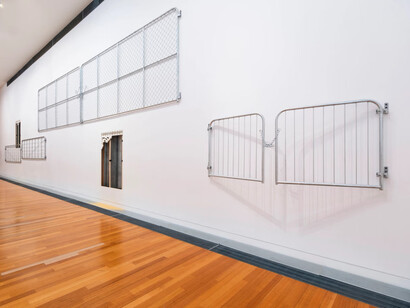 George Watson, The choice, exhibition view. Courtesy of Te Pātaka Toi Adam Art Gallery
