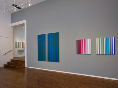 Gabriele Evertz, Colors make light, exhibition view. Courtesy of Louis Stern Fine Arts