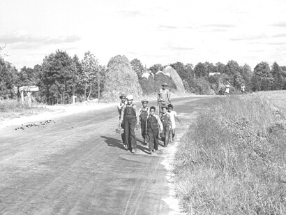 Even if Black children were allowed to go to a separate school in Virginia, they had to walk as the buses were reserved for the white children then