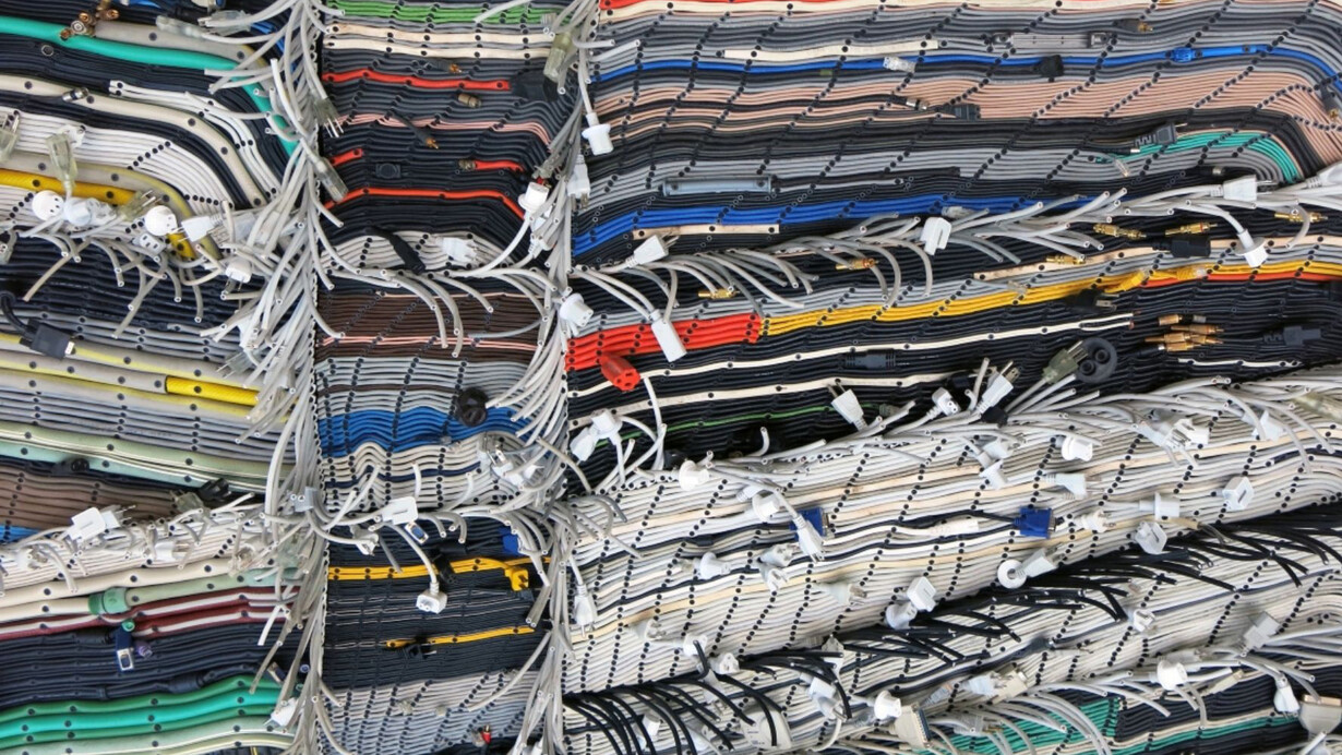 Michelle Stitzlein, Slub weave (detail), 2016. Courtesy of Columbus Museum of Art