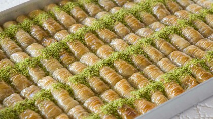 Baqlawa (or, baklava) is made in many Middle Eastern countries and recipes can vary