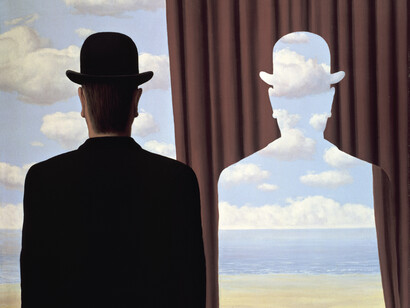 René Magritte, "Decalcomania", olio su tela, 81 x 100 cm, 1966, collezione privata. Copyright: Photothèque R. Magritte /Adagp Images, Paris, / SCALA, Firenze © 2018 C. Herscovici / Artists Rights Society (ARS), New York