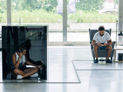 Cross through the magical mirror, and enter a new world! Courtesy of Taipei Fine Arts Museum