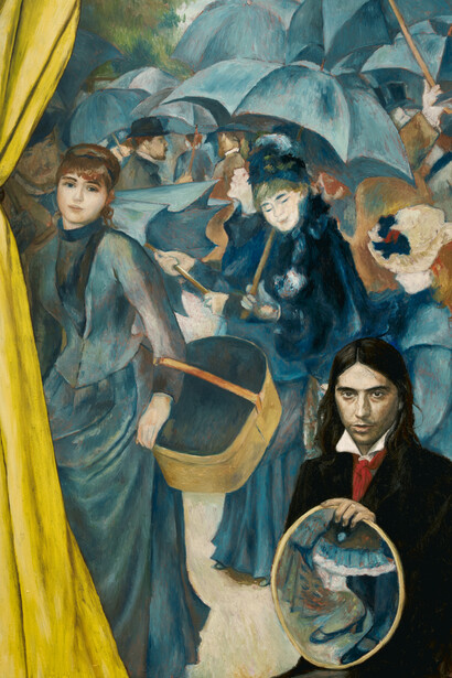 Giangiacomo Rossetti, Here comes the child (detail), 2025. Courtesy of
the artist and Mendes Wood DM, São Paulo, Brussels, Paris, New York