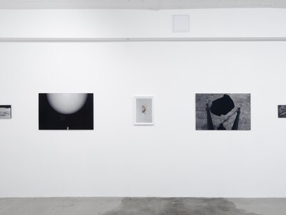 Lucia Sceranková, From Here to Eternity, 2013, c-print; Blank Planet, 2013, c-print; Flame, 2013, framed c-print,; Space, 2013, c-print; Knife, 2013, inkjet print