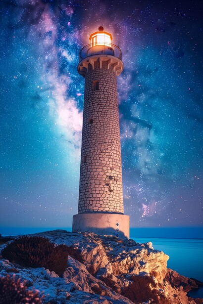 Avere una direzione e raggiungere un traguardo seguendo un faro scintillante dimostra quanto siano importanti fiducia, dedizione e impegno per mantenere la rotta  