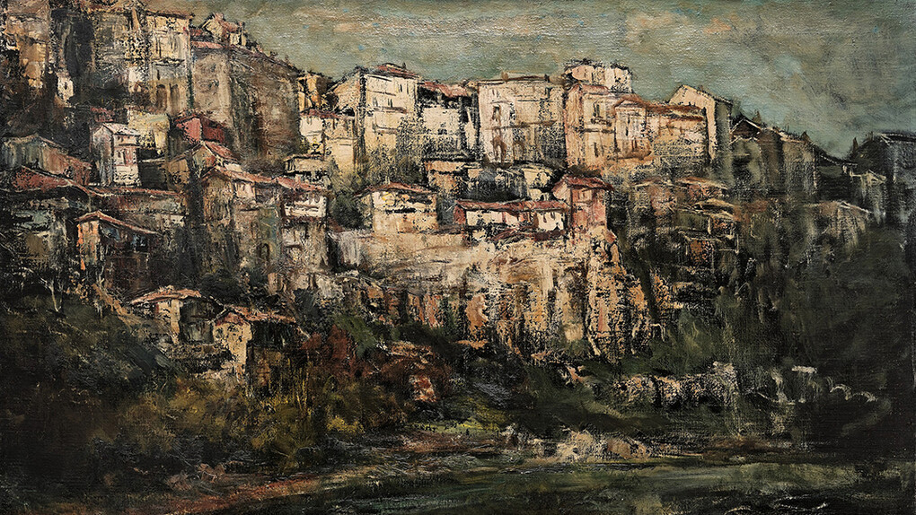 Ivan Hristov, Near Yantra river (detail), 1957. Courtesy of the National Gallery