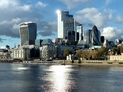 Panorama de la «City» de Londres, Reino Unido