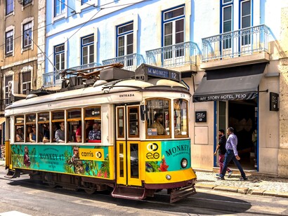 Passeando pelas ruas de Lisboa, Portugal