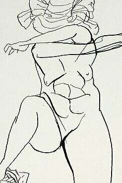 José Clemente Orozco, "La verdad torcida deformada", ilustración, 1945