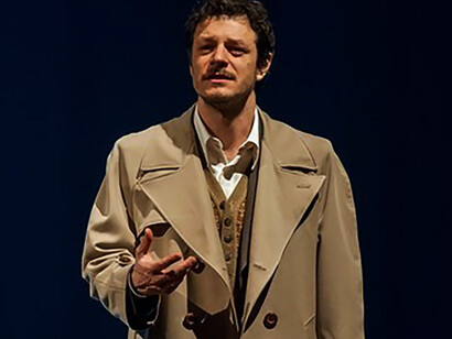 Andrea Bosca dominates the stage and enchants the audience, mastering a poignant mimicry, ph. Franco Rabino
