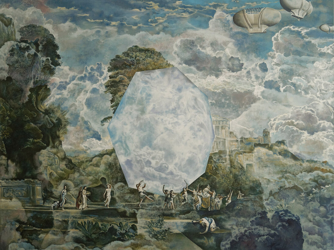 Geoff Diego Litherland, Adjacent: Infinite Summer, Oil on Canvas, 100 x 130 cm