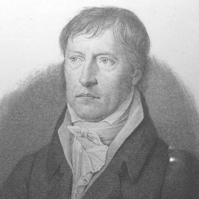 Georg Wilhelm Friedrich Hegel. Grabado de F. W. Bollinger, según C. Xeller, c. 1816-18