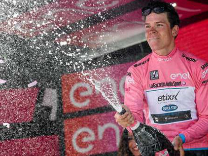 Bob Jungels festeggia