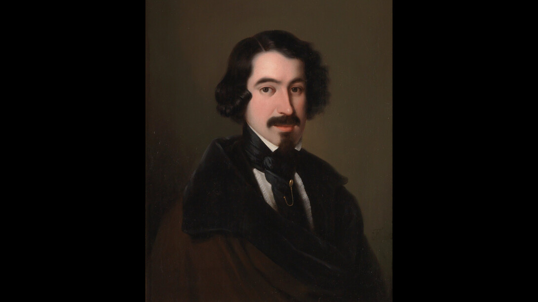 El escritor José de Espronceda, Esquivel y Suárez de Urbina, Antonio María, Oil on canvas, Ca. 1842. Madrid, Museo Nacional del Prado