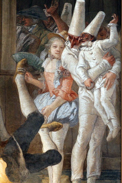 Giandomenico Tiepolo - Il casotto dei saltimbanchi