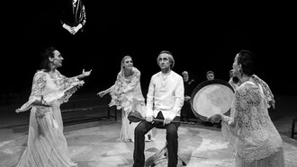 Shoja Azari, Mohsen Namjoo, Shirin Neshat. Passage through the world (2015)