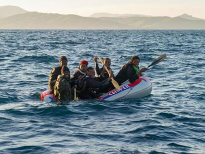 Immigrants in the Mediterranean Sea