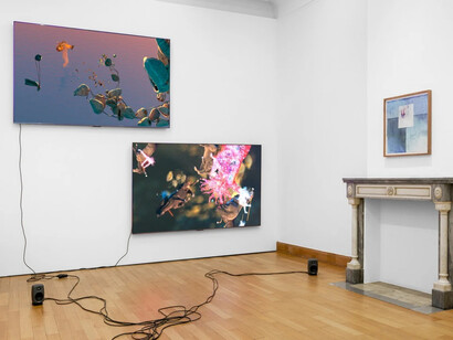 Julien Creuzet, Nos diables rouges, nos dérives, exhibition view. Courtesy of Mendes Wood DM