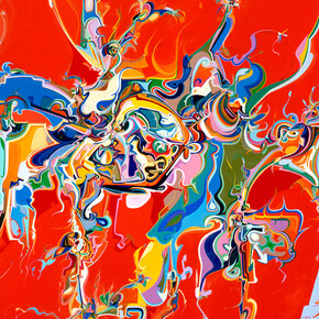 Alex Janvier, Lubicon, 1988, Collection of the Art Gallery of Alberta © Alex Janvier