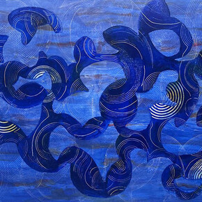 Andra Samelson, Outside in 2023 (detail). Courtesy of Garvey | Simon 