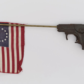 Julian V.L. Gaines, (Untitled) Bang! (detail), 2026. Courtesy of Cristin Tierney Gallery 
