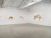 Jorinde Voigt, Works on paper, exhibition view. Courtesy of Marc Selwyn Fine Art