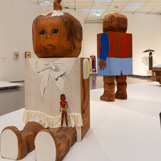 Marisol, ausstellungsansicht. Mit freundlicher genehmigung des Kunsthauses Zürich