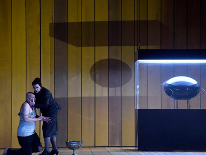 Lohengrin, vista della performance. Cortesia di Teatro La Fenice