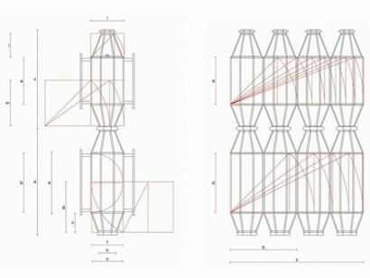 Analisi proporzionale del Cero di San Giorgio (Paolo Belardi, Valeria Menchetelli, Luca Martini, 2010).