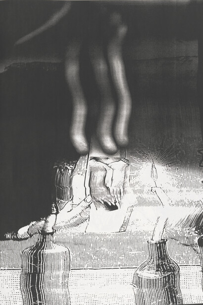 Sigmar Polke, German, 1941–2010, Daphne (ΔΑΦΝΗ). 2004. Artist’s book, page: 16 5⁄16 x 11 7/16″ (41.5 x 29 cm), The Museum of Modern Art Library, New York
© 2014 Estate of Sigmar Polke/ Artists Rights Society (ARS), New York / VG Bild-Kunst, Bonn