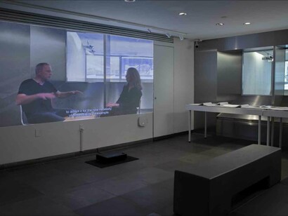 Dietmar Feichtinger, Architecture of connection, exhibition view. Courtesy of Austrian Cultural Forum