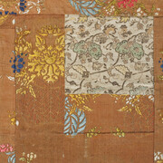 Ceremonial Priest’s Robe, kesa, Edo period, ca. 1700 Japan Silk and paper with gold leaf H 118 cm; W 197 cm