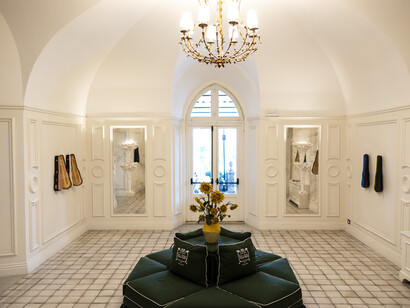 Villa Igiea’s terraced gardens in Palermo, Italy, provide a serene space where art and nature come together beautifully