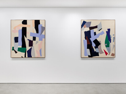 Ethan Cook, Lesser world, exhibition view. Courtesy of Simões de Assis Gallery