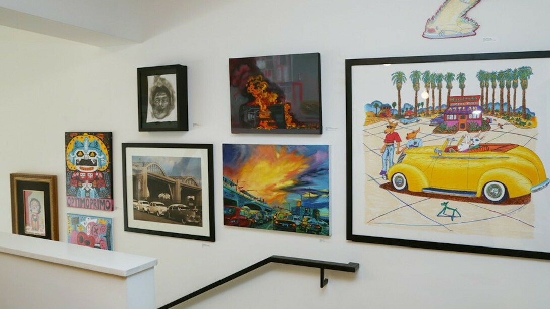 Los Four Meets los 40, Exhibition view. Courtesy of Gregorio Escalante Gallery