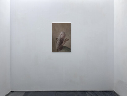 Antonio Montalvo, Siempre, todavía, vista de exhibición. Cortesía de la Galería Espacio Mínimo