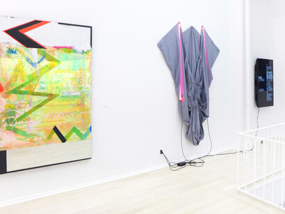 In the cloud, installation view 1
