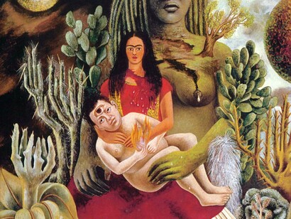 Frida Kahlo. O abraço do amor do Universo. 1949