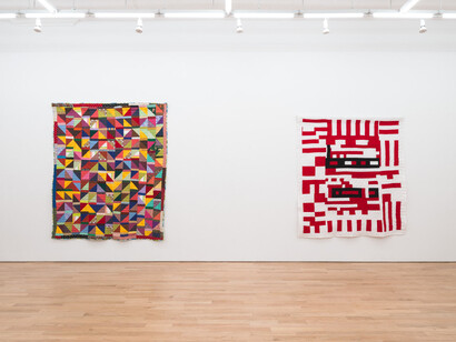 Various artists, My way. Gee's bend today, exhibition view. Courtesy of Nicelle Beauchene Gallery