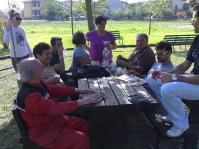 Un momento di relax all'ombra