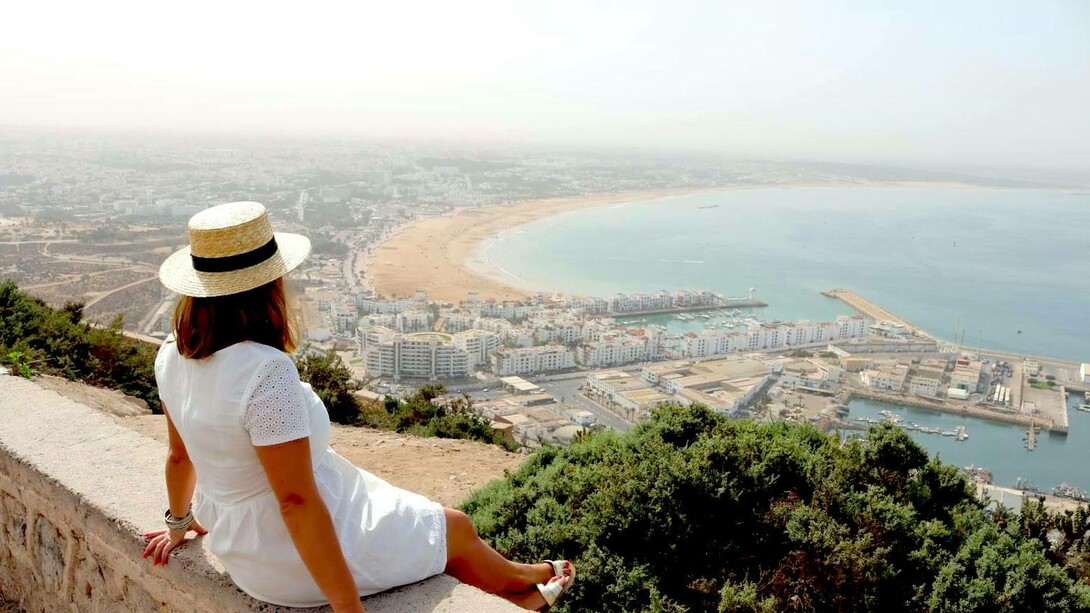 Vista da cidade de Agadir, em Marrocos