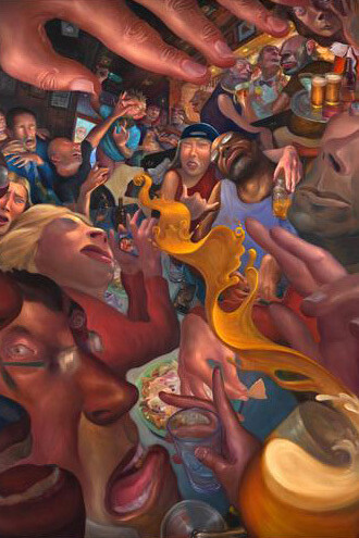 Guillermo Serrano Amat, Introduced to the family, 2024. Courtesy of Harkawik Gallery