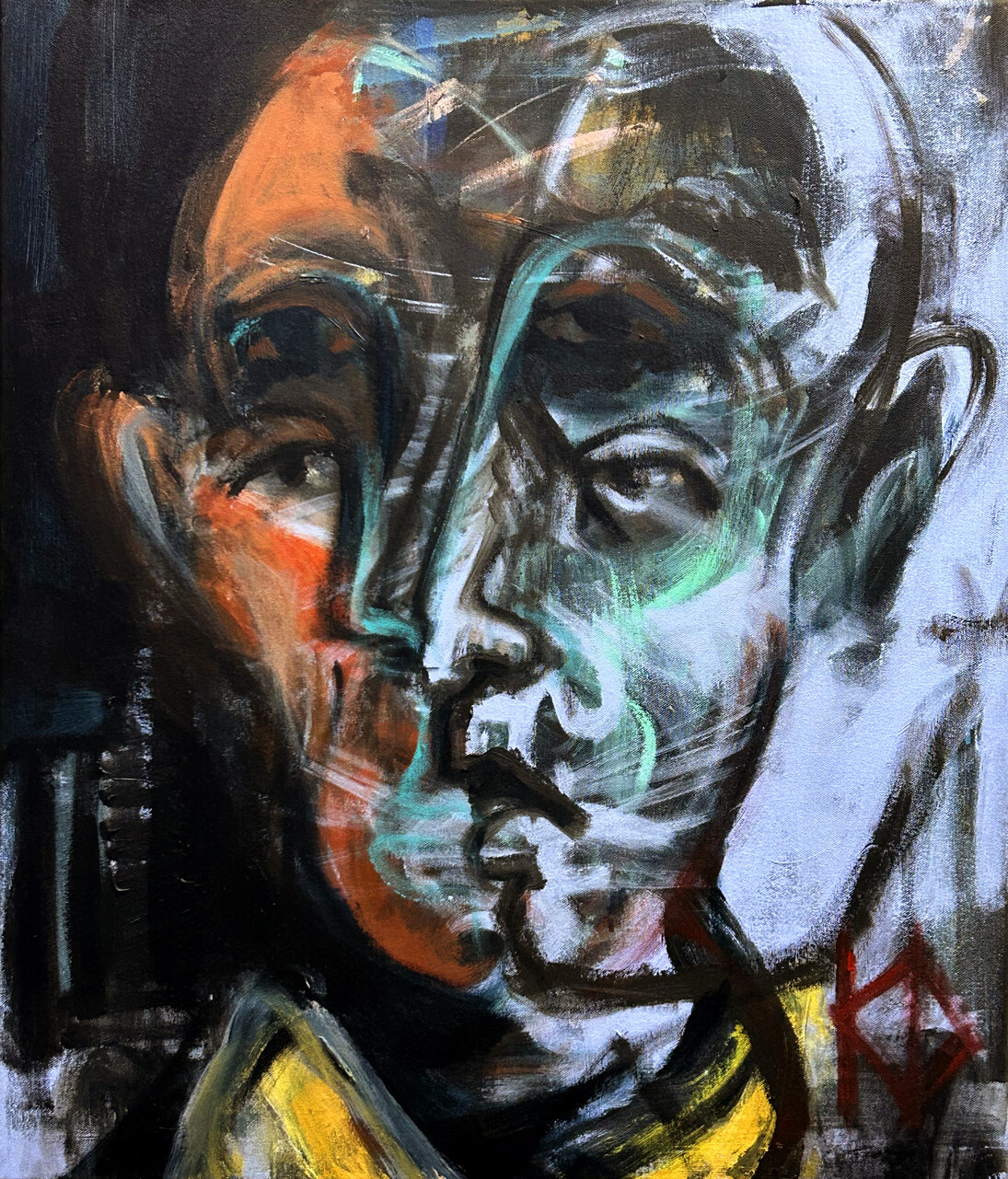 Kristian David, The bald man, 2023. Courtesy of Kristian David