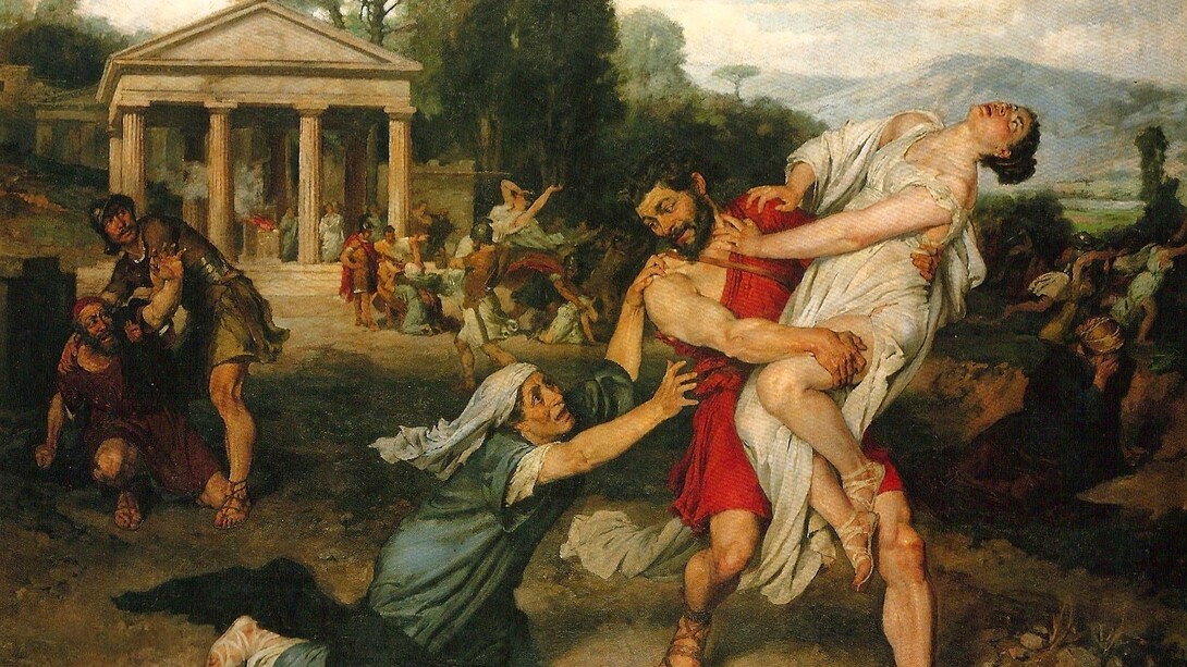 «El rapto de las sabinas» (1874),  Francisco Pradilla