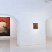 Alejandro Campins, Ni mundo interior ni mundo exterior, vista de exhibición. Cortesía de la Galería Pelaires