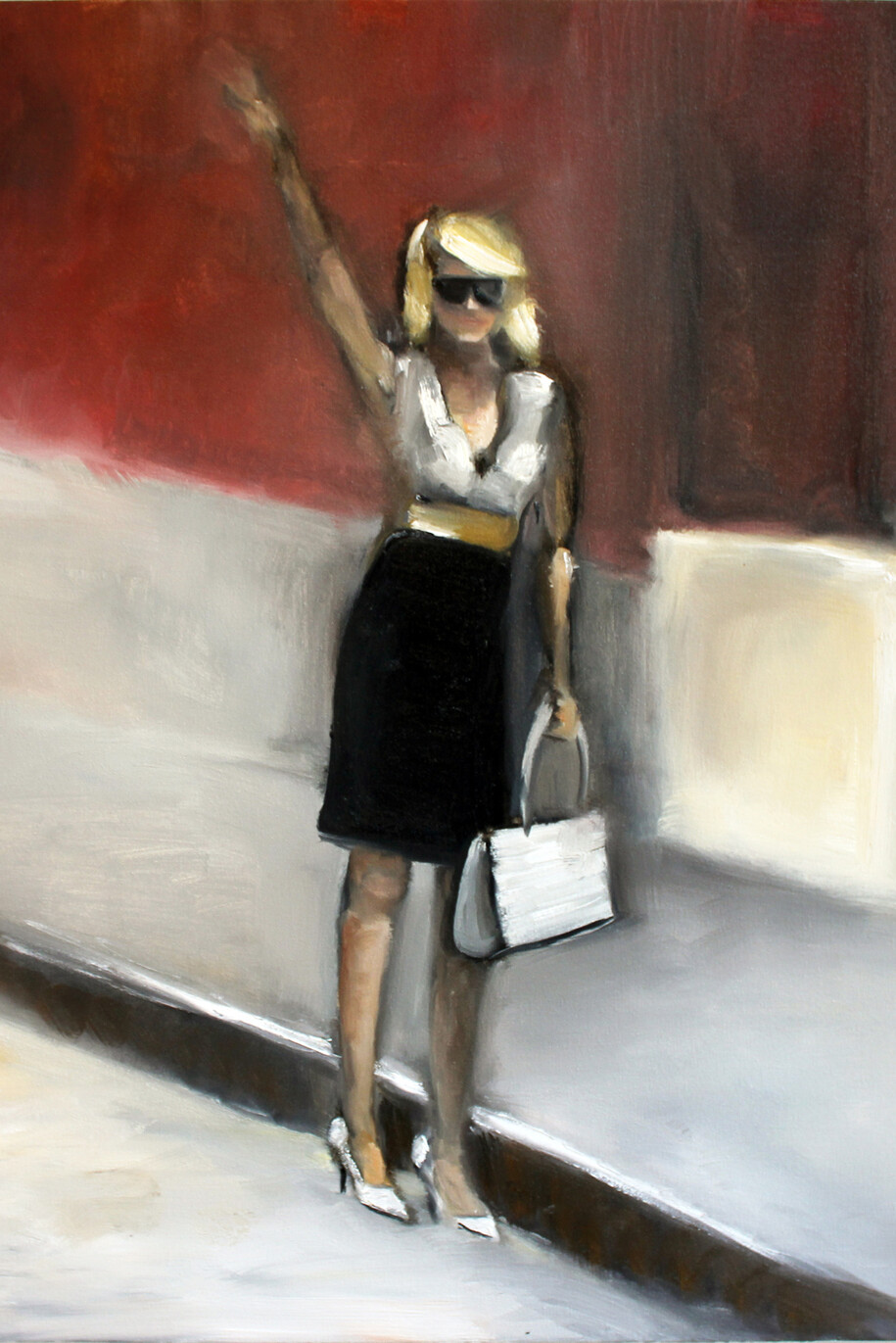 Taxi! (detail), 2014 by Cindy Shaoul