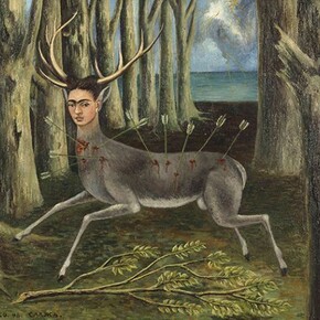 Frida Kahlo, La venadita (little deer), 1946. Private collection, Chicago. © 2013 Banco de México Diego Rivera Frida Kahlo Museums Trust, Mexico, D.F. / Artists Rights Society (ARS), New York.